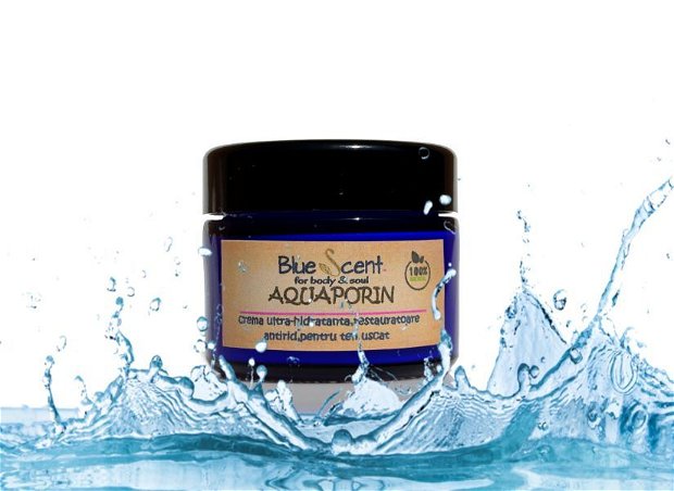 Aquaporin-crema ultra-hidratanta,restauratoare,antirid,pentru ten foarte uscat-BlueScent