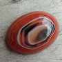 Cabochon agata, 39x29 mm