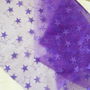 Cupon organza -imprimeu glitter