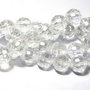 Cristale din sticla, rotunde, 10 mm, electro, transparente