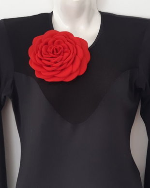 Brosa floare textila/Brosa textila/Brosa gigant