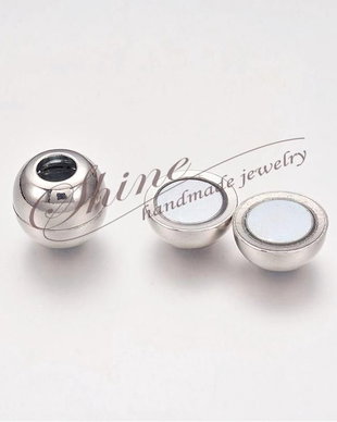 Inchizatoare magnetica, platinum, 12x14mm