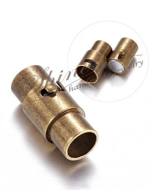 Inchizatoare cu magnet bronz, 15.5x7mm