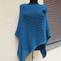 Poncho tricotat