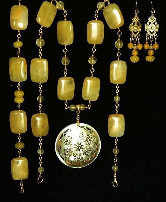 Set bijuterii cu Calcit (056)