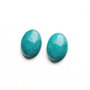 Pereche  cabochon jad  - [  2 buc  ]