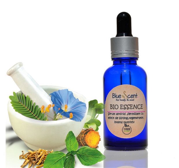 Bio Essence-Serum antirid ,fermizant cu efecte de lifting,regenerator,intens nutritiv-BlueScent