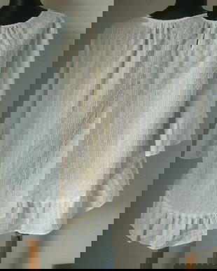 BLUZA BUMBAC PICOURI RETRO VINTAGE