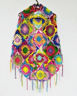 Vandut -Sal crosetat, de vara, hippie, boho chic, gipsy