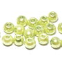 Perle din sticla, 4 mm, vernil