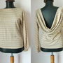 BLUZA CHIC FEMME FATALE RETRO