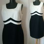 ROCHIE ALB NEGRU RETRO VINTAGE