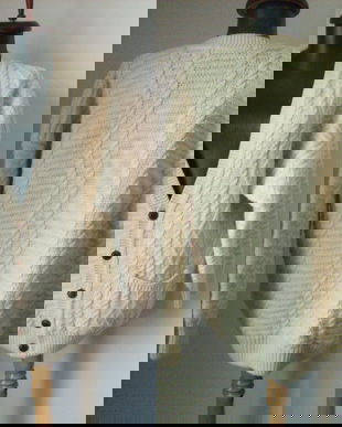 PULOVER CARDIGAN IRLANDEZ LANA