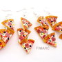 ''Felii de Pizza'' - cercei atarnatori - rezervati