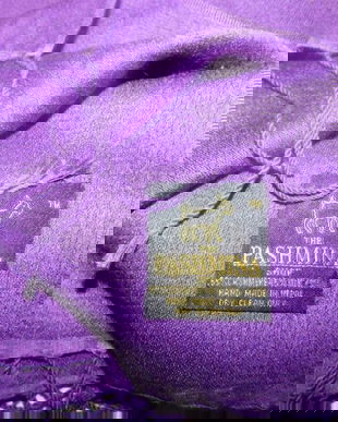 PASHMINA ORIGINAL ,  MADE IN NEPAL  SAL  SUPERB , NOU ,