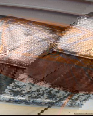 Poseta vintage din piele