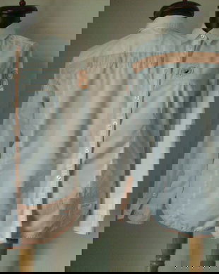 CAMASA BUMBAC ALB ACCESORIZATA