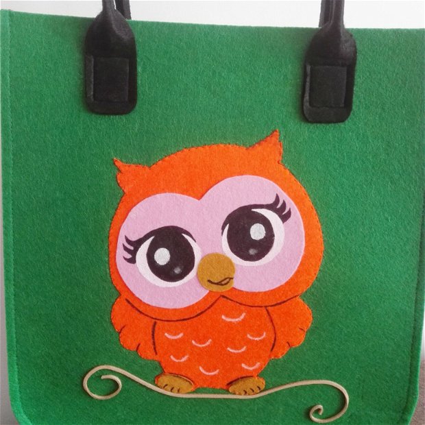 geanta orange owl