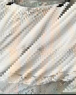 fustita voal si dantela ivoire , 38