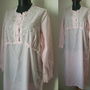CAMASA DE NOAPTE BUMBAC ROSE BRODERIE