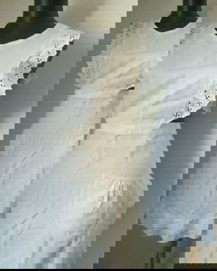 SORT ALB BUMBAC BRODERIE