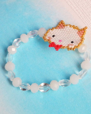 Brățară fetite - Little White Cat
