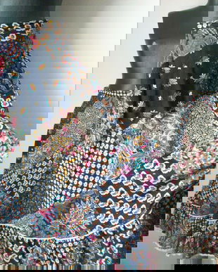 FUSTA RETRO VAPOROASA BUMBAC FLORAL