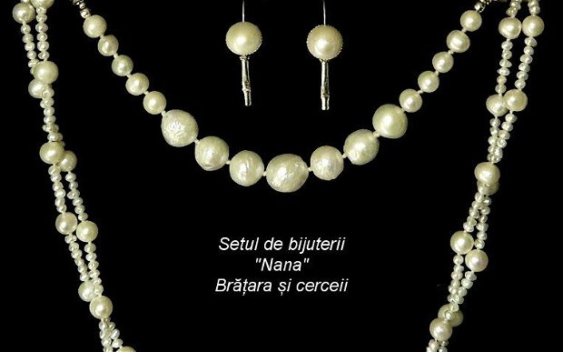 Rezervat NINA Setul cu Perle "Nana" (080)