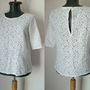 BLUZA ALBA DANTELA BUMBAC RETRO