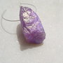 Violet Titanium Quartz 8 aprox 34x28 mm