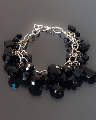 Bratara onix, cristale