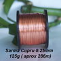 Sarma Cupru 0.25mm (125g)