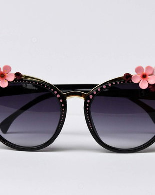 Ochelari de soare flori de cires roz
