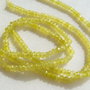 Agate galben - lamaie rondele mici fatetate sir aprox 18.5 cm - fara inchizatoare