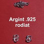 Inchizatoare "S" MICA din argint .925 rodiat aprox 6x13 mm (cu anourile)