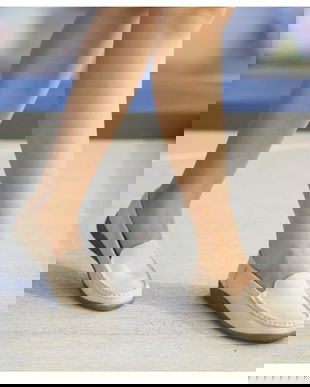 Pantofi Casual Leida Bej