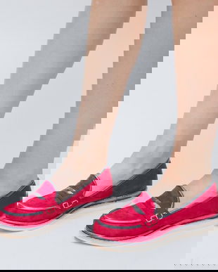 Pantofi Casual Kisco Rosii