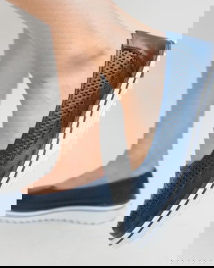 Espadrile Geani Bleumarin