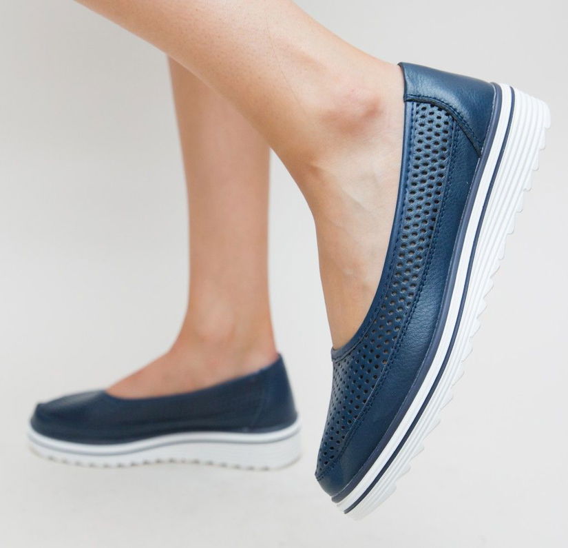 Espadrile Geani Bleumarin