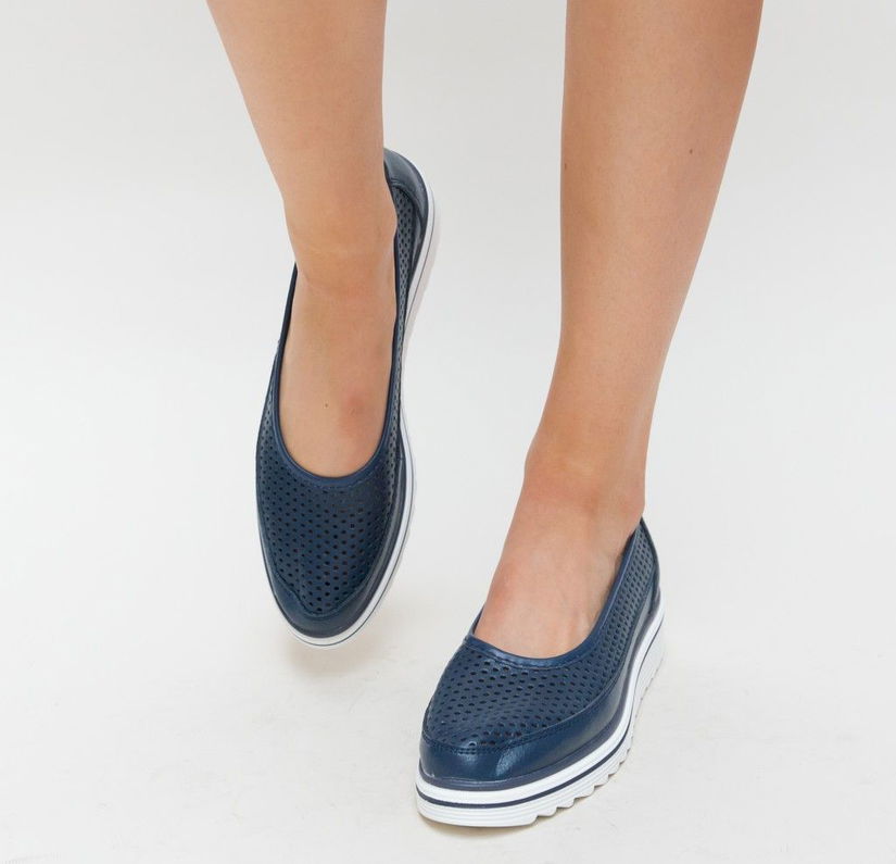 Espadrile Geani Bleumarin