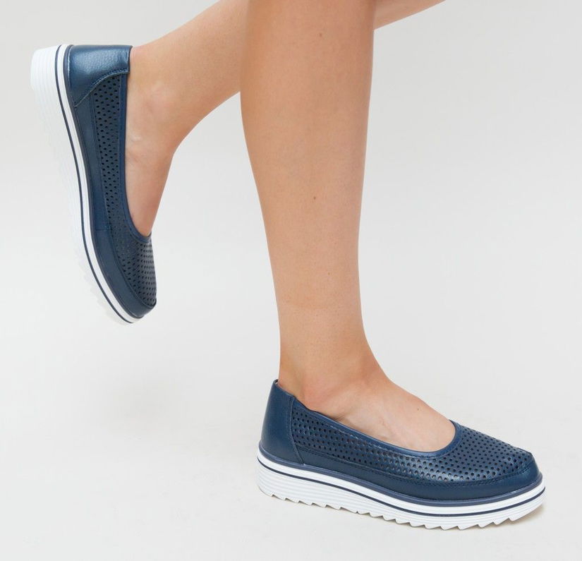 Espadrile Geani Bleumarin