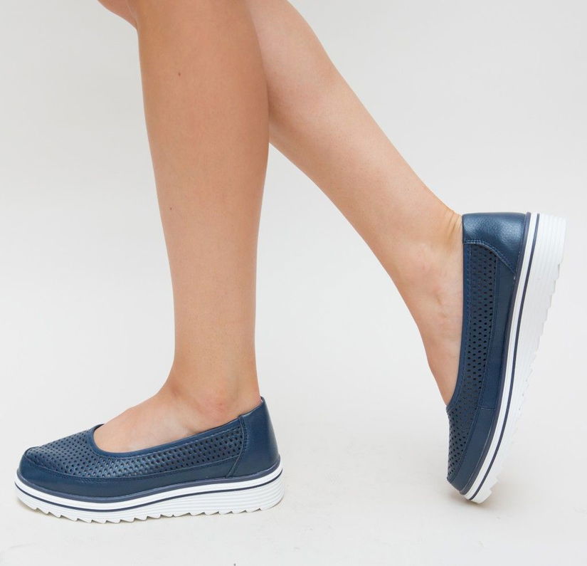 Espadrile Geani Bleumarin