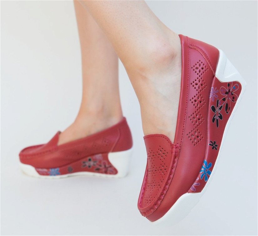 Pantofi Casual Pepe Rosii
