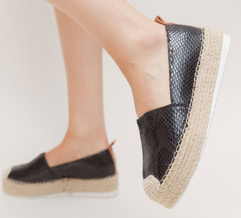 Espadrile Somya Negre