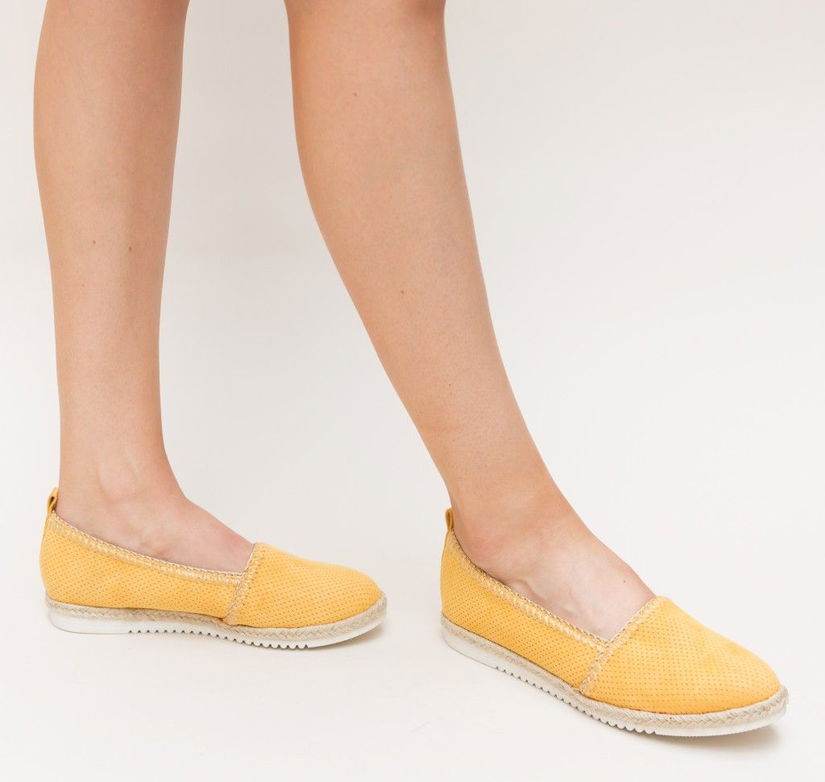 Espadrile Volpy Galbeni