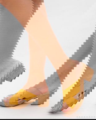 Sandale Hoda Galbene