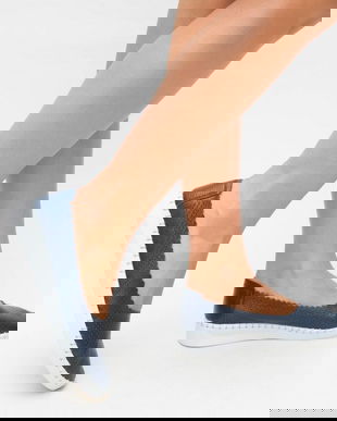 Espadrile Iasmina Bleumarin