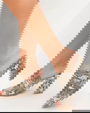 Sandale Sanys Bej Snake