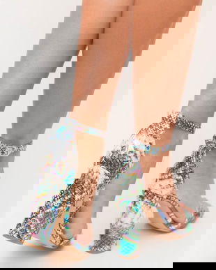 Sandale Mamba Verzi Mix