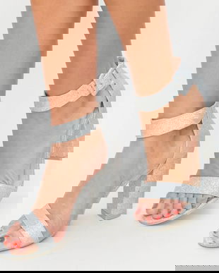 Sandale Moda Argintii